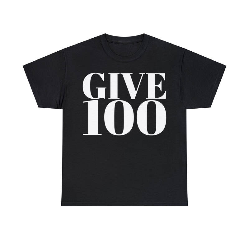 GIVE 100 BLACK T-SHIRT BUNDLE